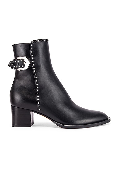 Click to view more detailed imagery on our partner's website Givenchy Elegant Ank Boo High Heels Ankle Boots In Black Leather