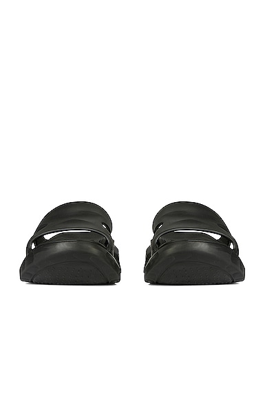 Shop Givenchy Marshmallow Slider Sandals In Black