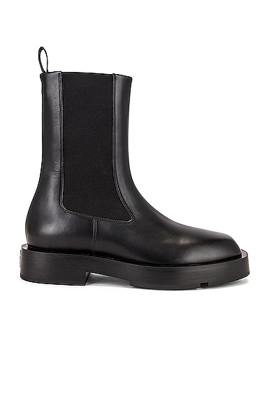 Givenchy Squared Chelsea Ankle Boots in Black