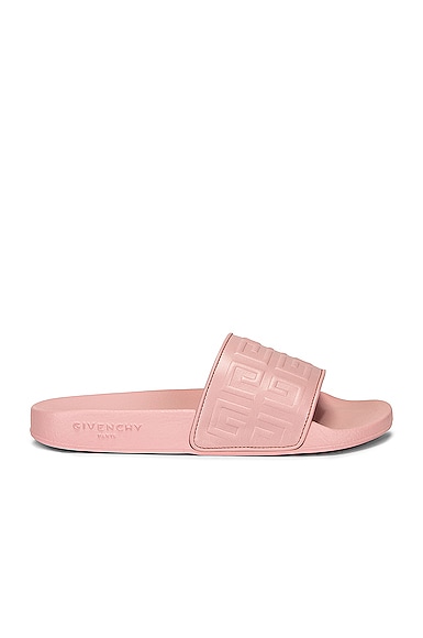 Givenchy 4G Flat Slides in Pink