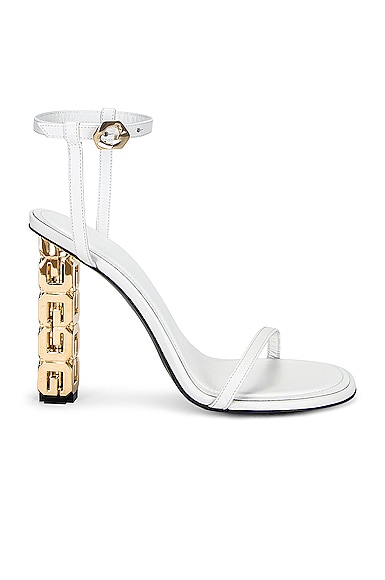 Givenchy G Cube Sandals in White