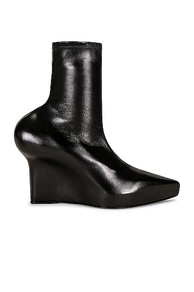 Givenchy Show Stretch Wedge 88MM Ankle Boot in Black