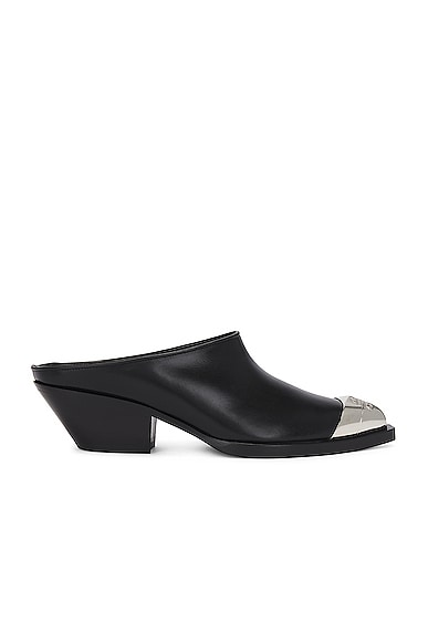 Shop Givenchy Western Mule In Black