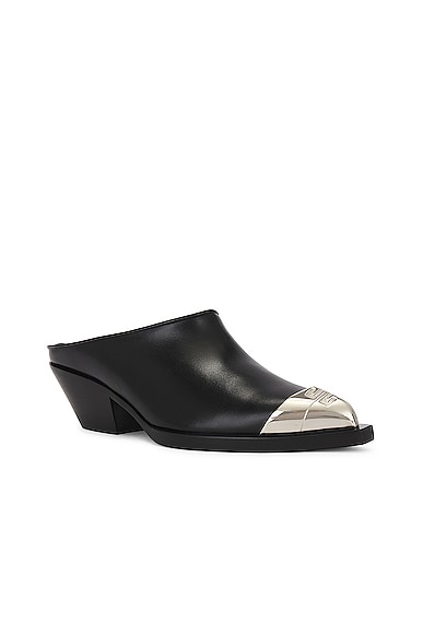Shop Givenchy Western Mule In Black