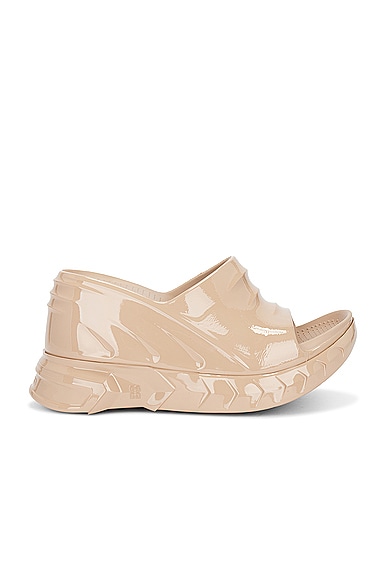 Givenchy Marshmallow Wedge Sandal in Nude