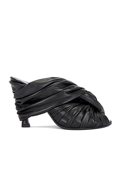Shop Givenchy Show Twist Mule In Black
