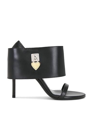 Givenchy Shark Lock Sandal in Black