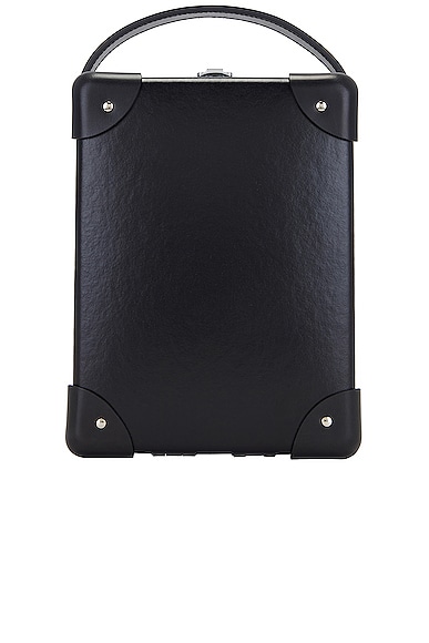 Globe-trotter 3 Slot Watch Case 16x22.5x9cm In Black & Black
