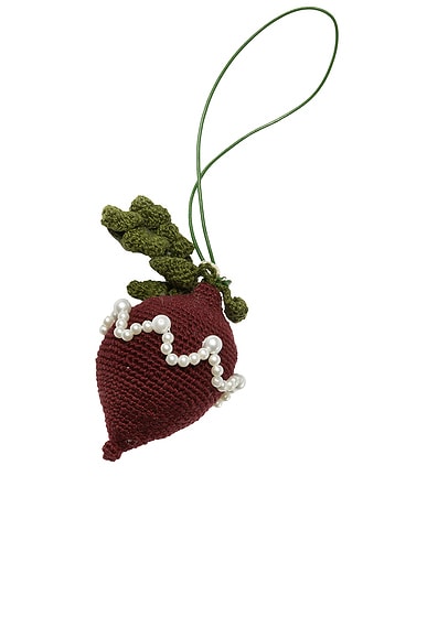 Beet Crochet Bag Charm