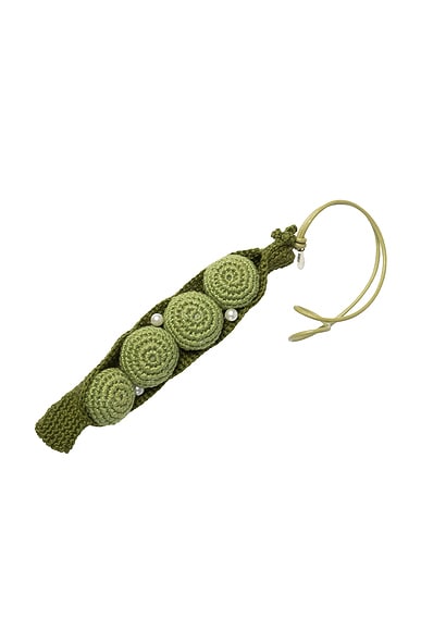 Bean Crochet Bag Charm