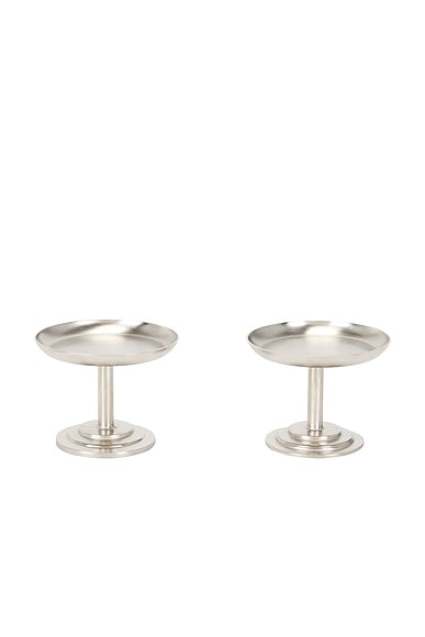 Gohar World Dessert Stems Set in Stainless Steel