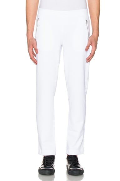 Cotton Sweatpants with Zip Detail
