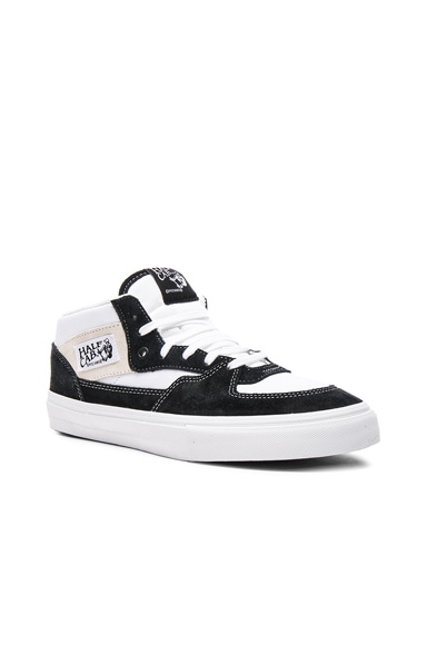 Gosha Rubchinskiy x Vans Half Cab High Sneakers in Black White FWRD