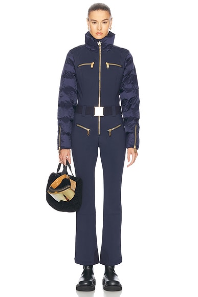 Goldbergh Arselle Ski Suit in French Blue