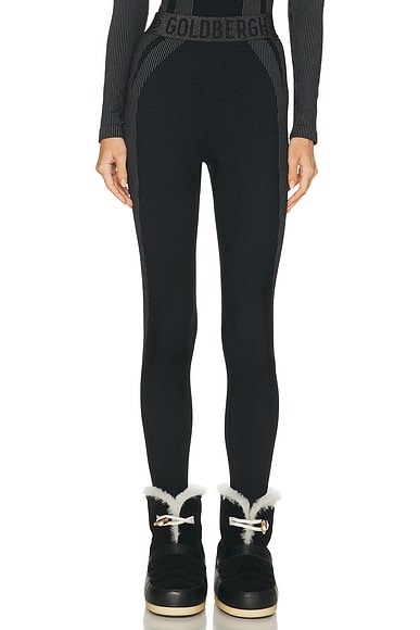 Goldbergh Contour Baselayer Pant in Black