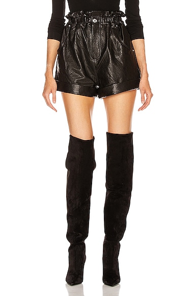 Shea Leather Shorts