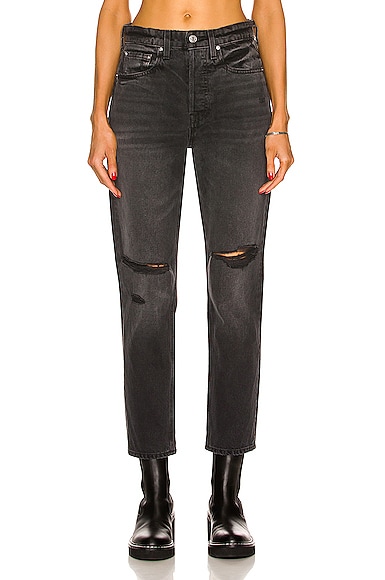 Karolina Rise Straight Crop Jeans