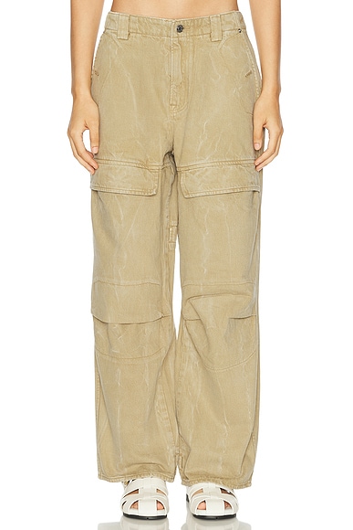 GRLFRND Steph Low Rise Cargo Jeans in Slide Rock