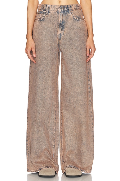 Luna Mid Rise Baggy Wide Leg Jeans