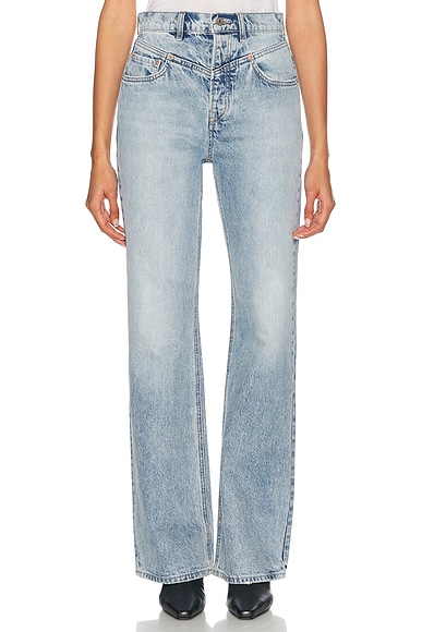 Katya Seamed Loose Wide Leg Jeans
