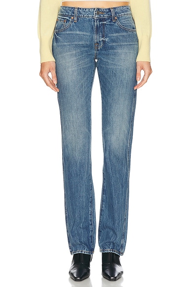 Isabel Low Rise Straight Jeans