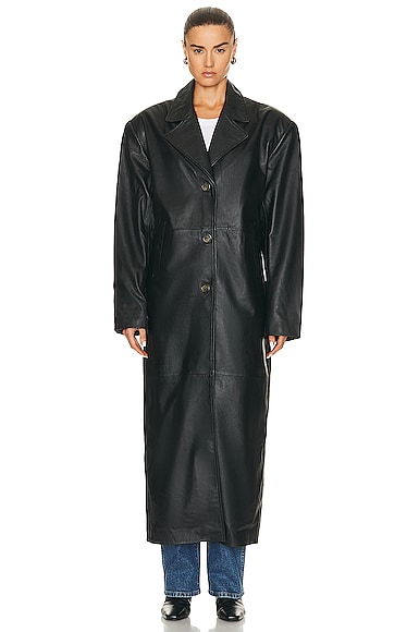 The Long Leather Coat