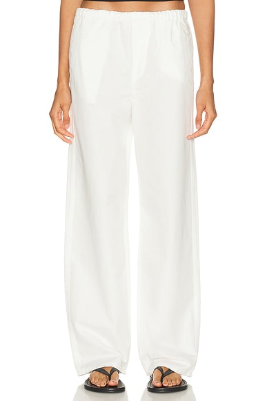 GRLFRND Kacey Pull On Wide Leg in Creme