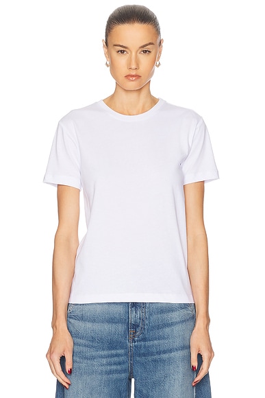 GRLFRND Small Tee in White