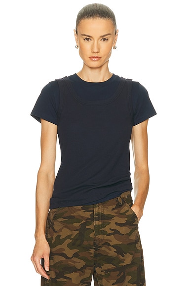 Layered Short Sleeve Tee