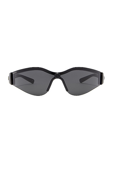 Gucci Mask Sunglasses in Black