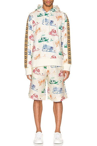 GUCCI X DISNEY LINEN SHORTS,GUCC-MF2