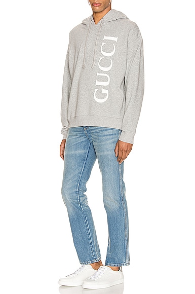GUCCI Print Hooded Sweatshirt,GUCC-MK1