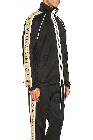 GUCCI Oversize Technical Jersey Jacket,GUCC-MO4