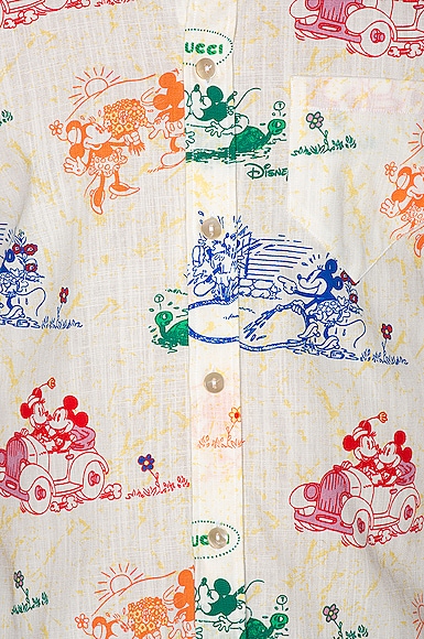 GUCCI x Disney Printed Cotton Shirt,GUCC-MS13