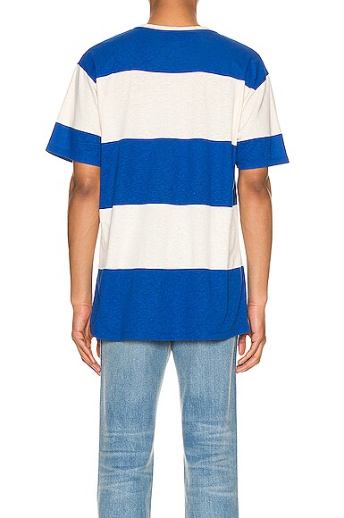 GUCCI GUCCI LOGO STRIPED TEE,GUCC-MS20