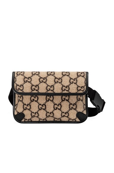 Gucci, Bags, Gucci Belt Bag Gg Monogram Wool Blue