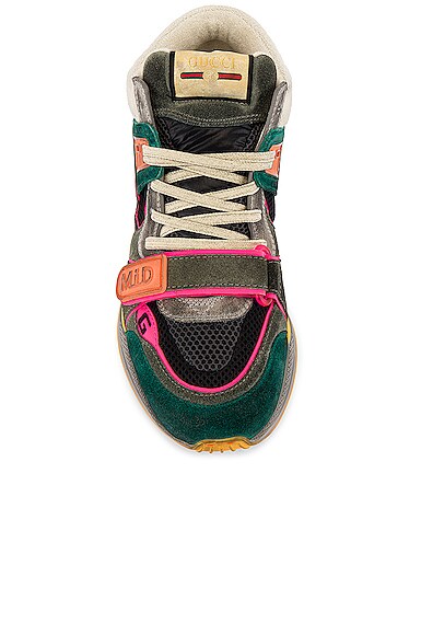 GUCCI G LINE MID LOW TOP SNEAKER,GUCC-MZ14