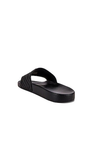 GUCCI GUCCI PURSUIT SLIDE IN BLACK,GUCC-MZ7