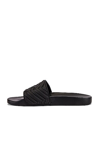 GUCCI GUCCI PURSUIT SLIDE IN BLACK,GUCC-MZ7