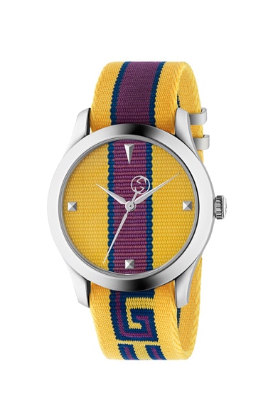 38MM G-Timeless Logo Strap Watch