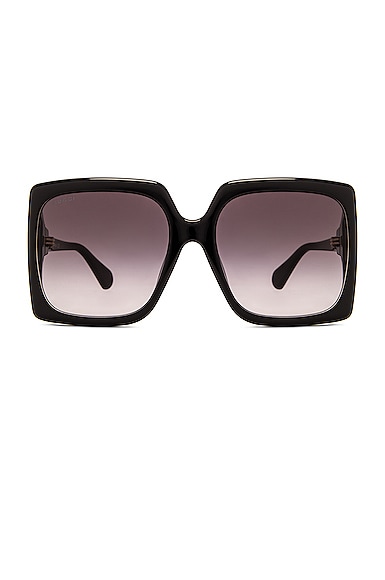 Gucci Fork Oversize Square Sunglasses 