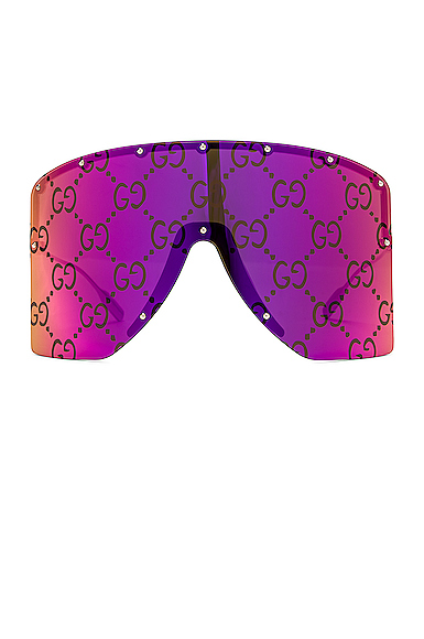 Logo Shield Sunglasses