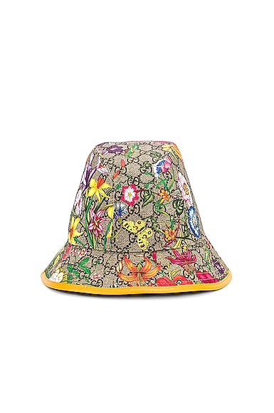 GG Supreme Flora Bucket Hat