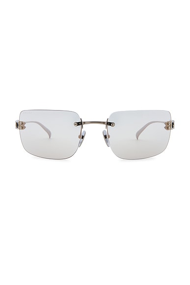 Block Bending Rectangular Sunglasses