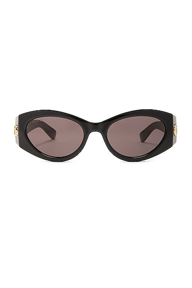 Gucci GG Corner Cat Eye Sunglasses in Black