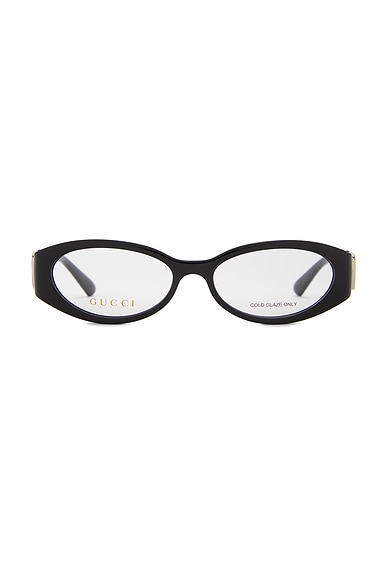 Gucci Hailey Optical Eyeglasses in Black & Transparent