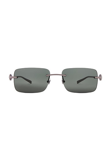 【当店限定販売】 Gucci Horsebit FWRD | Grey & Ruthenium in Sunglasses Bar Top 小物