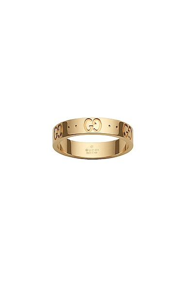 Gucci Icon Thin Band in 18KT Yellow Gold
