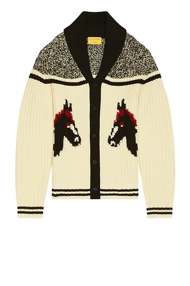 Guest In Residence Rodeo Cardigan in Butter