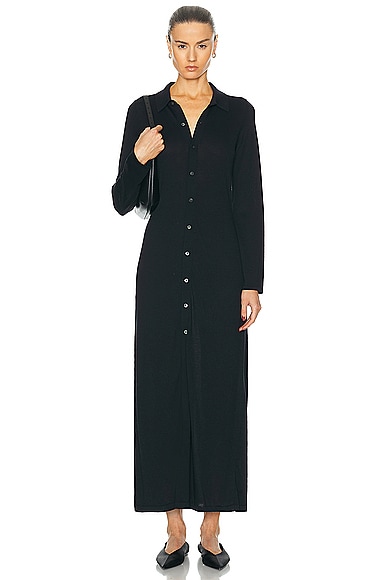 Guest In Residence Showtime Shirt Dress in Midnight